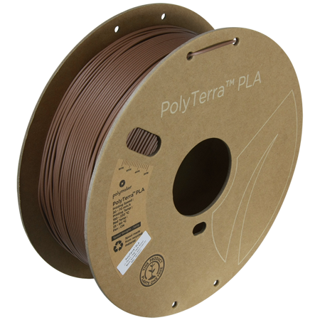 Filament Polymaker PolyTerra™ PLA - Earth Brown / 1 kg, 1.75mm