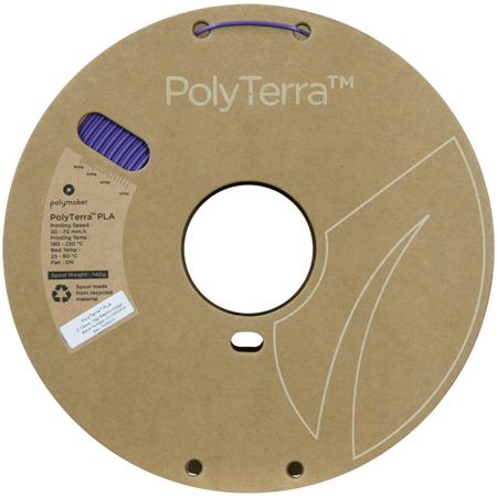 Filament Polymaker PolyTerra™ PLA - Electric Indigo / 1 kg, 1.75mm