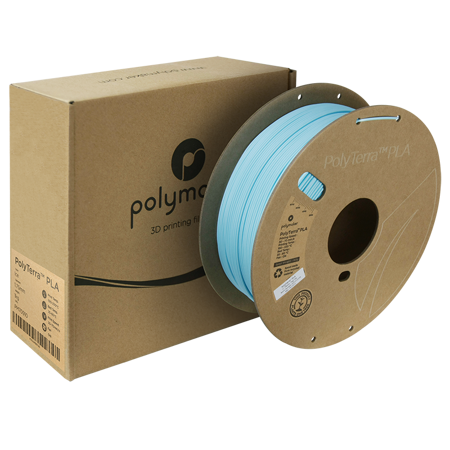 Filament Polymaker PolyTerra™ PLA - Ice / 1 kg, 1.75mm