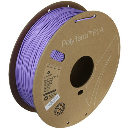 Filament Polymaker PolyTerra™ PLA - Lavender Purple / 1 kg, 1.75mm