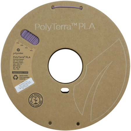 Filament Polymaker PolyTerra™ PLA -  Muted Purple / 1 kg, 1.75mm