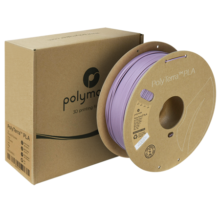 Filament Polymaker PolyTerra™ PLA -  Muted Purple / 1 kg, 1.75mm