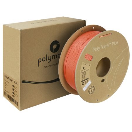 Filament Polymaker PolyTerra™ PLA -  Muted Red / 1 kg, 1.75mm