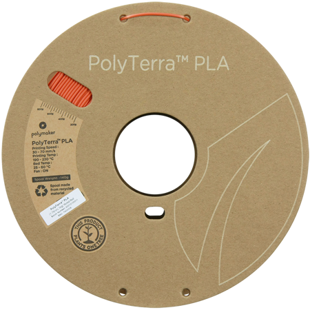 Filament Polymaker PolyTerra™ PLA -  Muted Red / 1 kg, 1.75mm