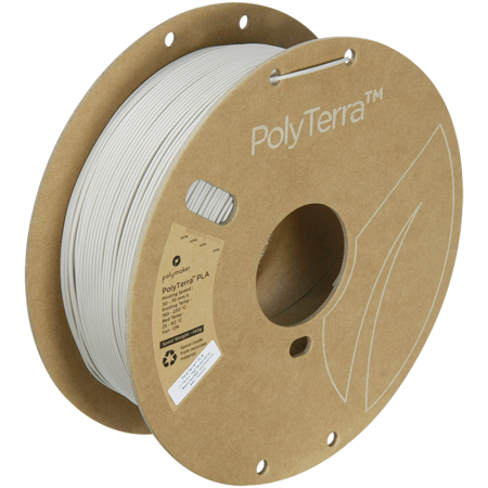 Filament Polymaker PolyTerra™ PLA -  Muted White / 1 kg, 1.75mm