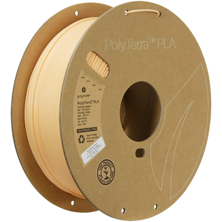 Filament Polymaker PolyTerra™ PLA - Peach / 1 kg, 1.75mm