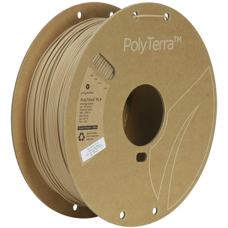 Filament Polymaker PolyTerra™ PLA - Peanut / 1 kg, 1.75mm