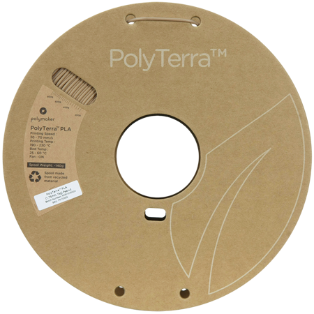 Filament Polymaker PolyTerra™ PLA - Peanut / 1 kg, 1.75mm