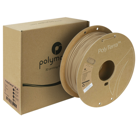 Filament Polymaker PolyTerra™ PLA - Peanut / 1 kg, 1.75mm