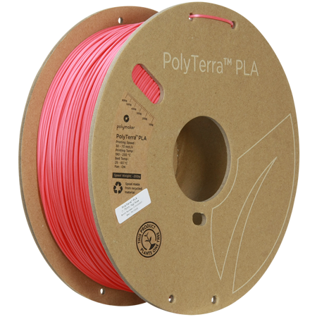 Filament Polymaker PolyTerra™ PLA - Rose / 1 kg, 1.75mm