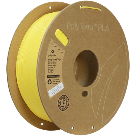 Filament Polymaker PolyTerra™ PLA - Savannah Yellow / 1 kg, 1.75mm