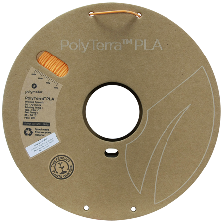 Filament Polymaker PolyTerra™ PLA - Sunrise Orange / 1 kg, 1.75mm